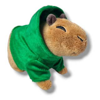 Brinquedos De Pelucia Capivara Fofa Filó C/ Capuz Verde Brinquedos De Pelucia Capivara Fofa Filó C/ Capuz Verde