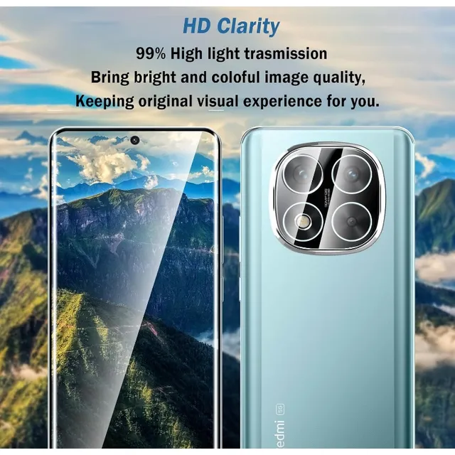 Vidrio Templado Curvo Para Redmi Note 14 Pro / 14 Pro+ Plus