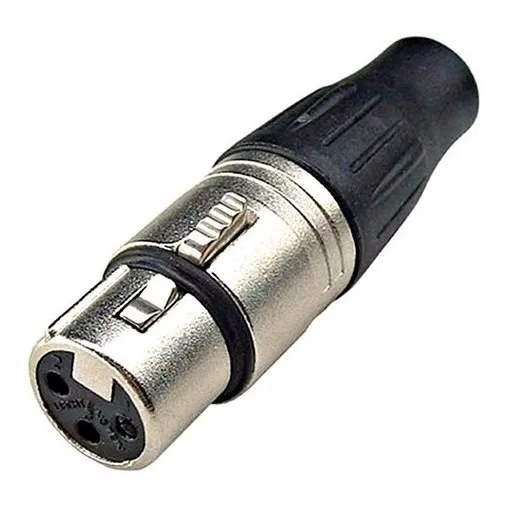 Ficha Conector Canon Xlr Hembra Neutrik Nc3frx