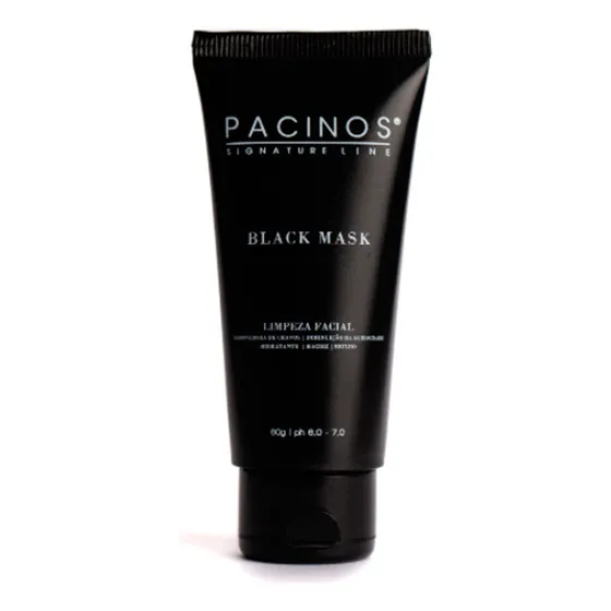 Pacinos Mask Black Peel 60g Reduz Cravos E Oleosidade