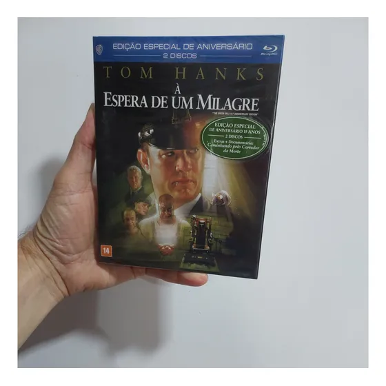 Blu-ray A Espera De Um Milagre Lacrado Duplo 2 Discos Raro