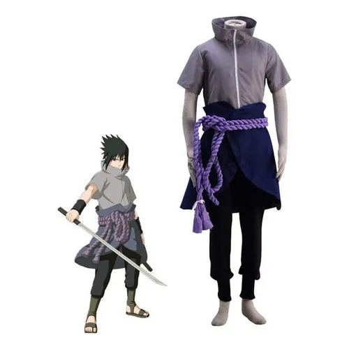 * Disfraz De Cosplay De Anime Sasuke Uchiha Ninja Naruto