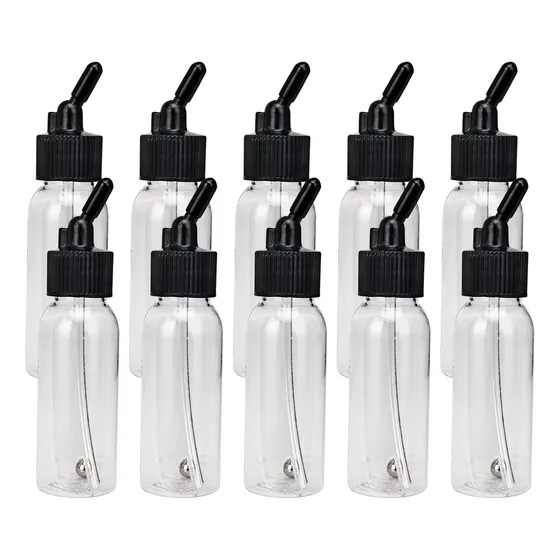 X Botellas De Pintura Paasche De Doble Acción, 10 Unidades,