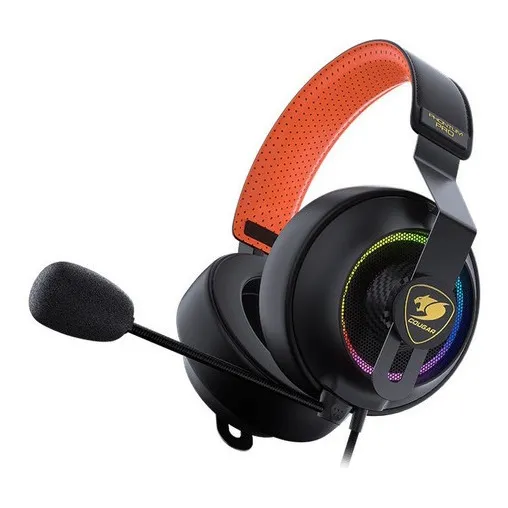 Audifonos Gamer Cougar Phontum Pro Prix 7.1 - Pc/ps4/ps5 Color Negro