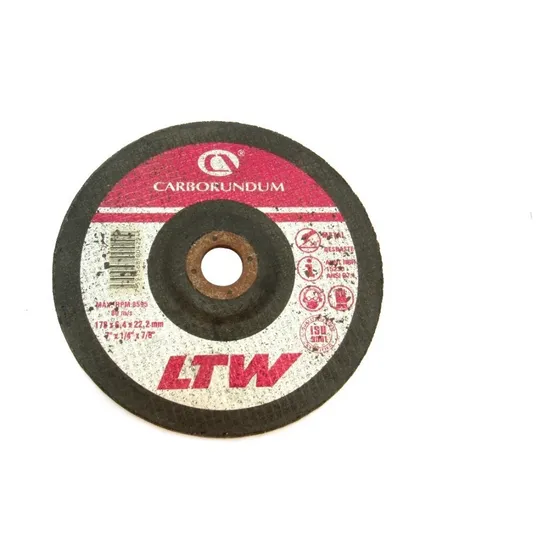 Disco De Esmeril Para Metal Desbaste 7 X1/4 X7/8  Carborondu