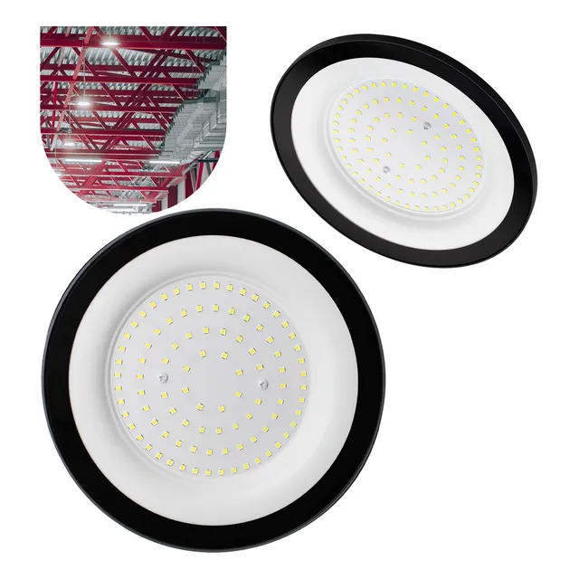 Luminária Led Ufo 150w Slim Ip67 Galpão Bivolt Frio 6500k