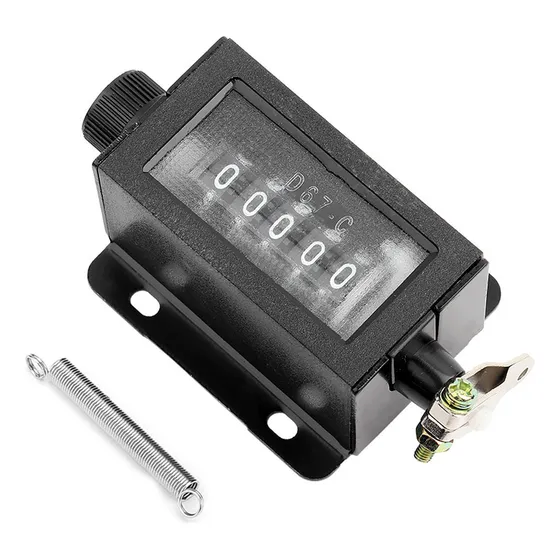 Contador De Clics Mecánico De 5 Dígitos Para Conteo Manual