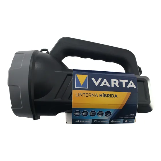 Linterna De Mano Híbrida Led 110 Lm Recargable/pila Varta