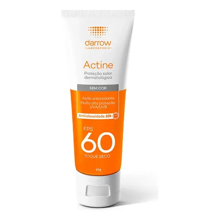 Darrow Actine Protetor Solar Dermatológico FPS 60 40g