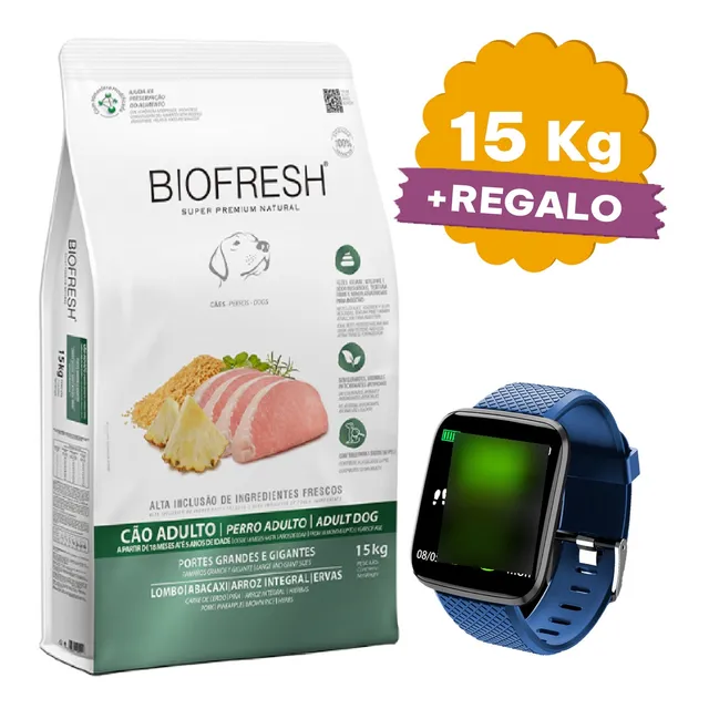 Biofresh Perro Adulto Raza Grande Sabor Cerdo Y Ananá 15 Kg