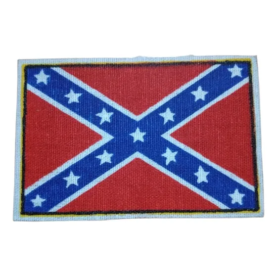 Aplique Sublimado Bandera Usa Y/o Confederada Termoadhesivo 