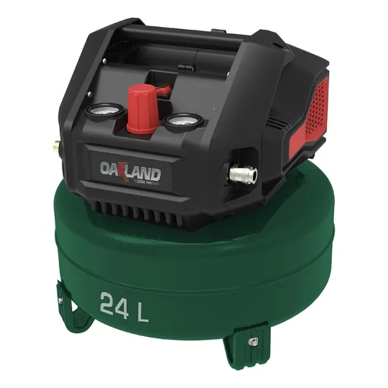 COMPRESOR DE AIRE LIBRE DE ACEITE 2HP 24LITROS Oakland COM-2024