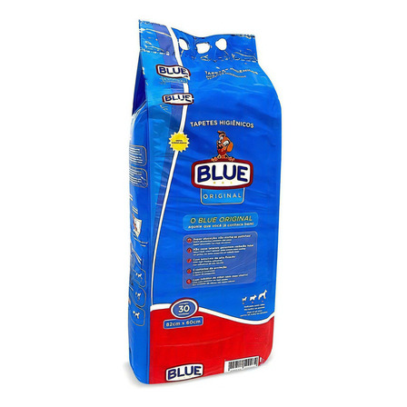 Tapete Higiênico Para Cães 82x60cm 30 Und Blue Premium - 1 Tapete Higiênico Para Cães 82x60cm 30 Und Blue Premium - 1