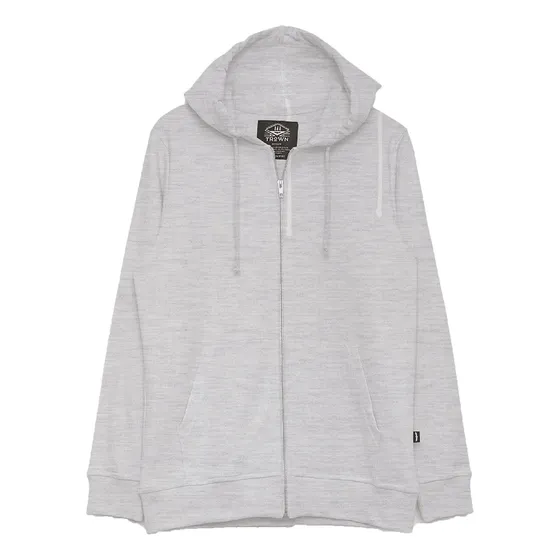 Campera Con Capucha Trown Lifestyle Hombre Iconic Gris Blw