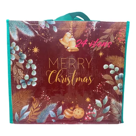 Cesta De Natal Completa Milão Com 24 Itens - Linda Cesta