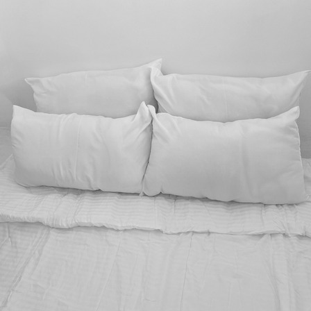 Combo X2 Almohadas King Size 90x50 Vellón Premium Hotel Color Blanco Combo X2 Almohadas King Size 90x50 Vellón Premium Hotel Color Blanco