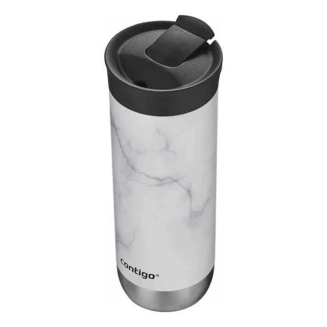 Termo 20oz Acero Inox De Caliente Frio Marmol Blanco Contigo