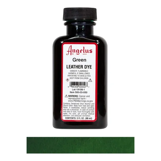 Tinta Angelus Para Cuero Green 90 Ml