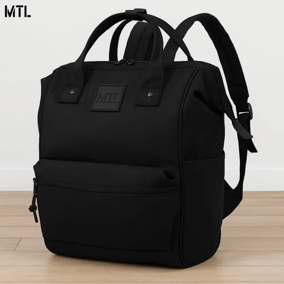 Mochila Boca De Pez Mtl Urbana Bolsillo Antirrobo Color Negro 17 Pulgadas Cordura Resistente Reforzada Gran Capacidad Trabajo Estudio Viajes Seguridad Moderna Cómoda Liviana Duradera Multipropósito