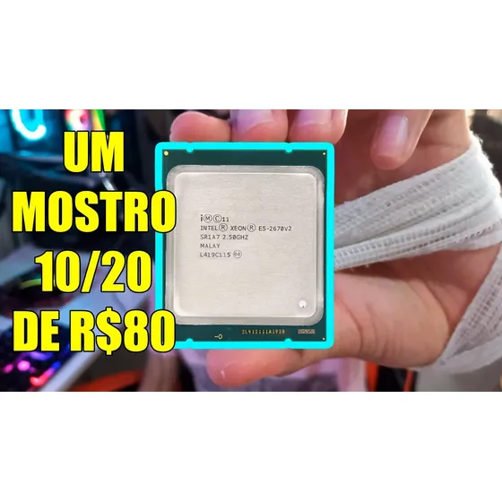 Processador Intel Xeon E5-2670 V2 Pga2011 10c/20t 2.5/3.3ghz