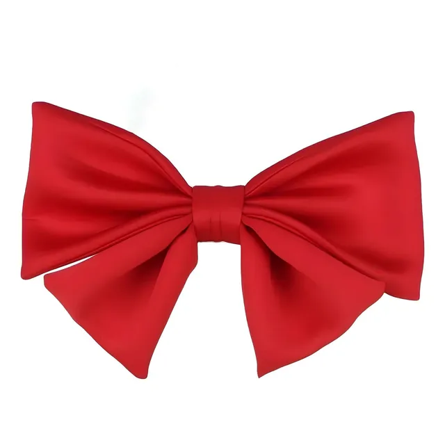 Moño Para Casco O Moto 25x20cm Con Adhesivo Pajarita Deco Rojo Pajarita M