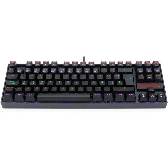 Teclado Gamer Redragon Kumara K552 Rainbow Outemu Red Esp Negro Español Latinoamérica