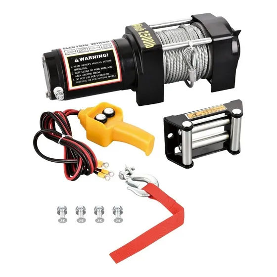 Malacate Eléctrico Sacapeludo 12v 1133kg Linga 15m Equus