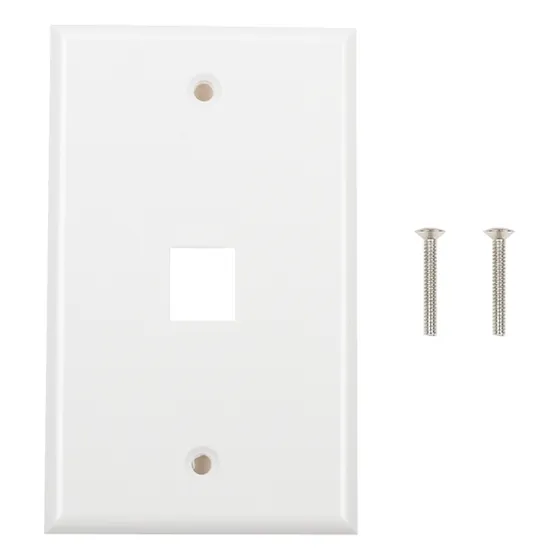 Placa De Pared  Linkedpro 1 Puerto Keystone Blanco Lp-fp-16