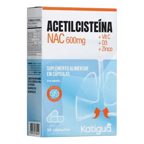Nac Acetilcisteína 600mg Clinical Dcx (15 Cápsulas) Neutro