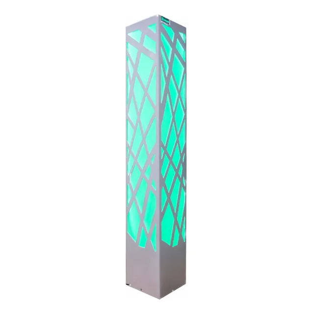 Lampara Decorativa Blanca 1mts Compatible Con Alexa Metalnet