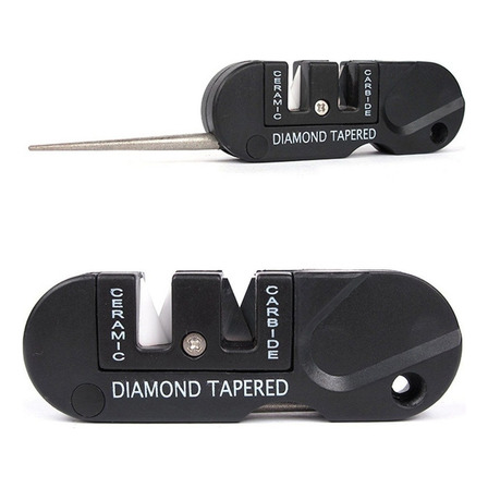 Mini Afiador Amolador Diamantado Carboneto Cerâmica Canivete Mini Afiador Amolador Diamantado Carboneto Cerâmica Canivete