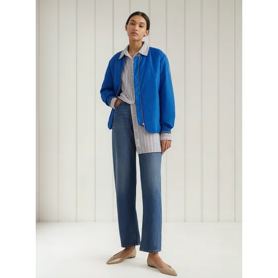 Cazadora Bomber Acolchada Mujer Azul Tommy Hilfiger