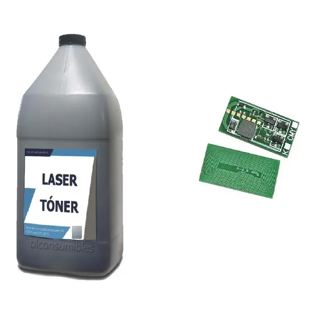 Kit 1 Kg. De Pvo Y 2 Chips Para Ric Sp5200 Envio Gratis