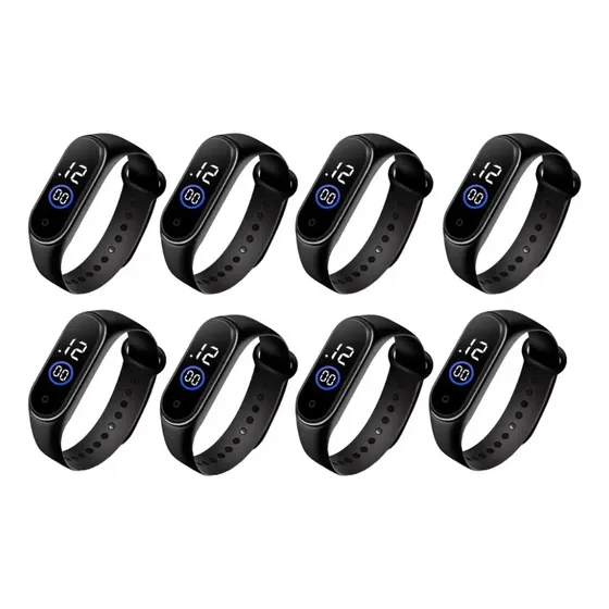 Kit 10 Relógio M4 Digital À Prova D'água Lançamento