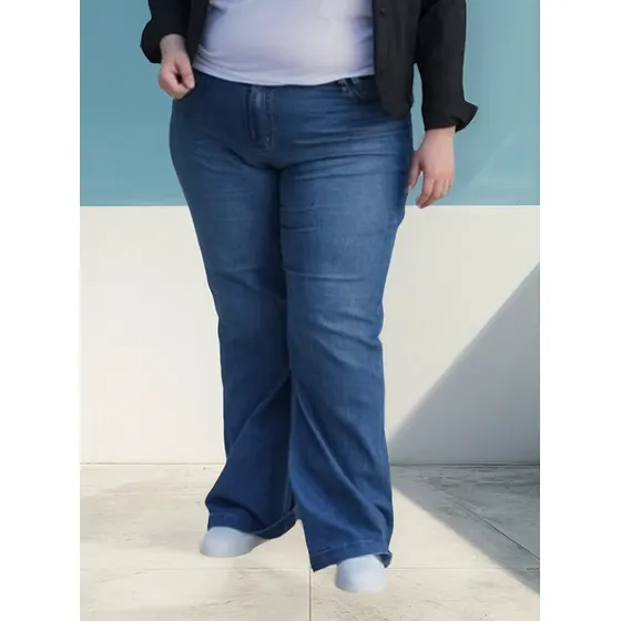 Pantalón Jean Lycra René Talles Grandes