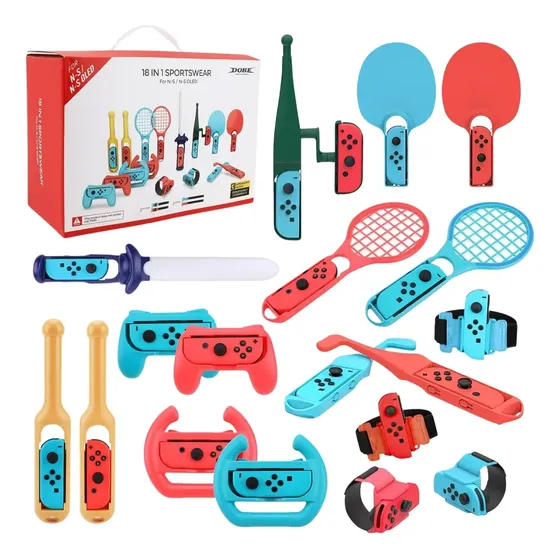Super Pack Kit 18 Acessórios Para Nintendo Switch / Oled