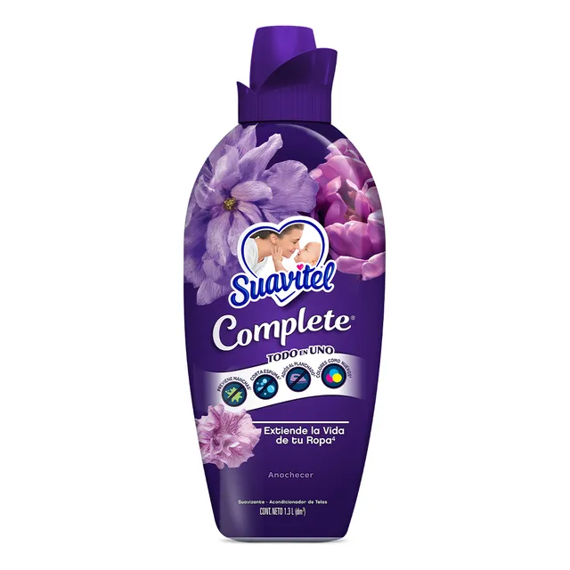 Suavizante de Telas Suavitel Complete Anochecer 1.3 L
