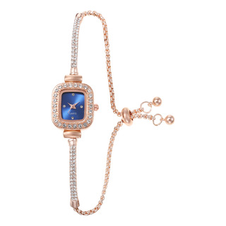 Azul - Reloj De Pulsera De Cuarzo Ajustable Para Mujer Azul - Reloj De Pulsera De Cuarzo Ajustable Para Mujer