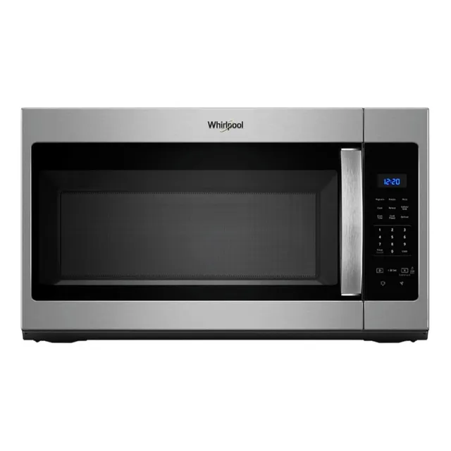 Horno De Microondas Campana Whirlpool WMH31017HZ Plata 48L 1.7 Ft³ 127V Microcampana Extractora Electrico Sobre Estufa