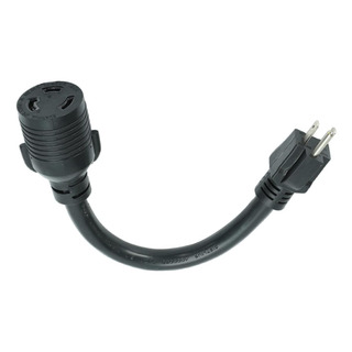 Adaptador Cable Generador 15a Nema 5-15p A 30a Nema L5-30r N Adaptador Cable Generador 15a Nema 5-15p A 30a Nema L5-30r N