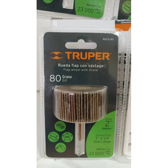 Rueda Flap 2  Grano 80 Rufla-280 Truper