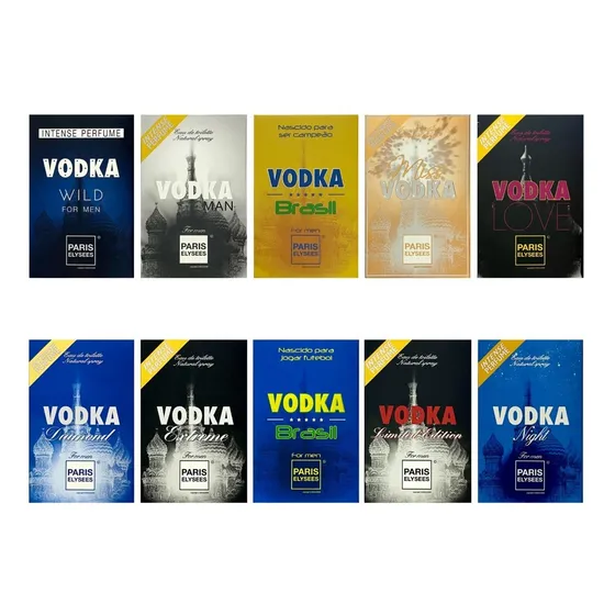 Kit Com 30 Perfumes, Sendo 9 Premium E 21 Tradicionais