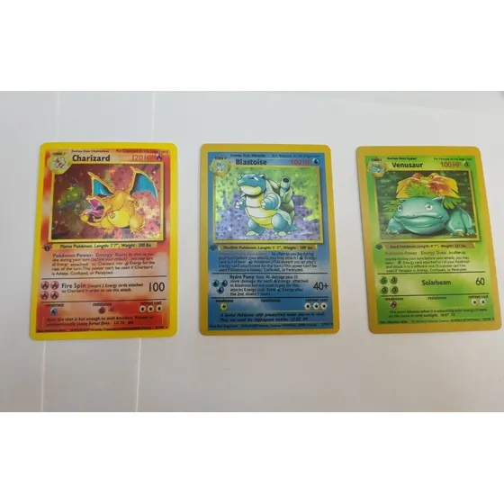 Tarjetas Videojuego Pokemon Go Charizard Blastoise Venusaur