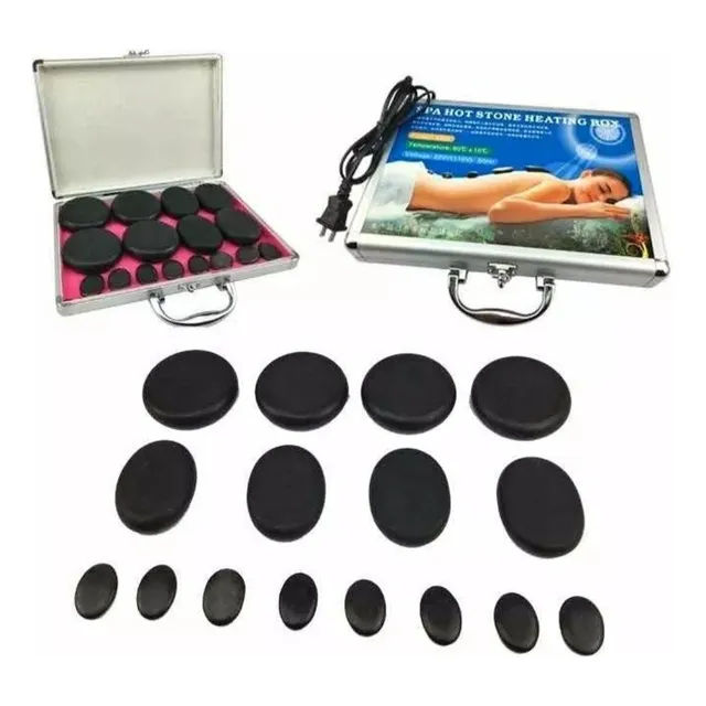 Kit De Piedras Calientes Para Masajes