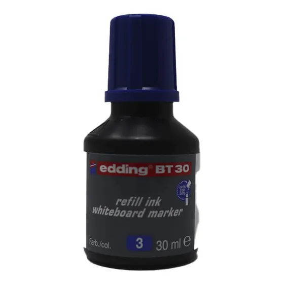 Tinta Marcador Pizarra 30ml Azul Bt-30 Edding
