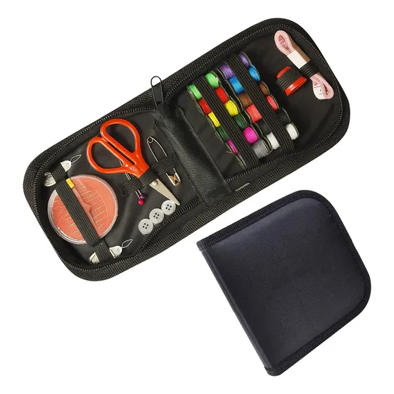 Kit De Costura Completo De Bolsillo Emergencia  Aguja Hilo