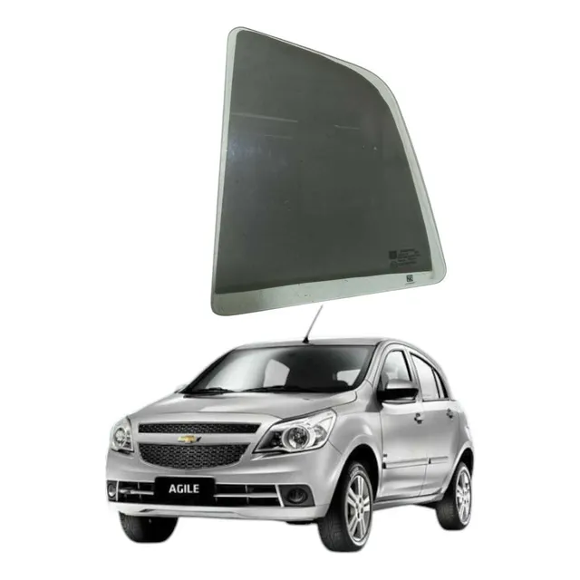 Vidro Fixo Porta Traseira Esquerda Chevrolet Agile 2014