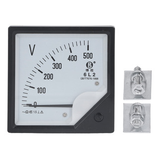 Voltímetro Analógico, Corriente Alterna, 500v, Panel, Aguja Voltímetro Analógico, Corriente Alterna, 500v, Panel, Aguja