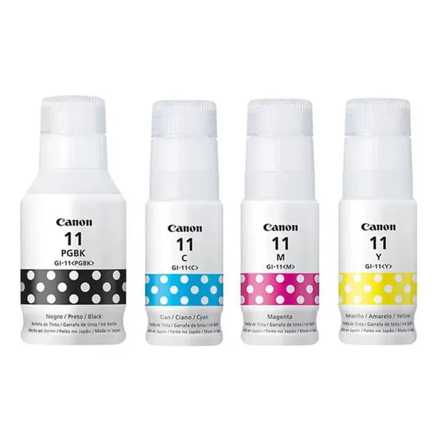 Pack De Tintas Canon Gi-11 Cmybk Para G2160 / G3160 Tinta Yellow/cyan/magenta/black