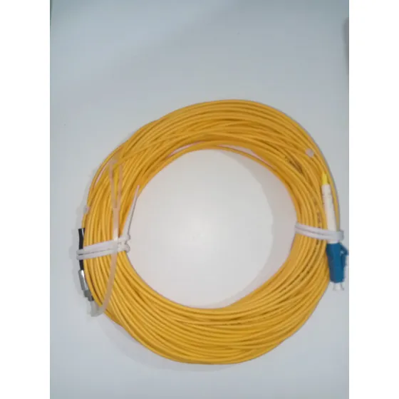 Patch Cord Fibra Óptica Lh-lc-fc-s2 20m Monomodo Amarillo